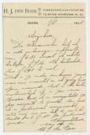 Firma Briefkaart Baarn 1908 - Boekhandelaar  - Unclassified