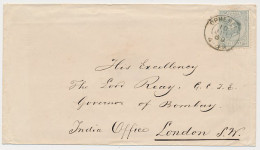 Kleinrondstempel Ophemert - London GB / UK1889 - Ohne Zuordnung