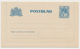 Postblad G. 15 - Postwaardestukken