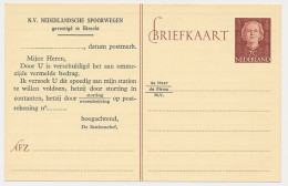 Spoorwegbriefkaart G. NS309 B - Ganzsachen