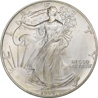 États-Unis, 1 Dollar, 1 Oz, Silver Eagle, 1995, Philadelphie, Argent, SPL+ - Argento