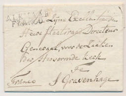 Nieuwe Niedorp - ALKMAAR FRANCO - S Gravenhage 1821 - ...-1852 Prephilately