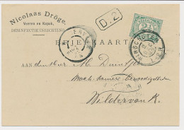 Firma Briefkaart Winschoten 1906 - Kapokfabriek - Stoomzuivering - Unclassified