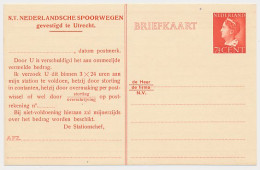 Spoorwegbriefkaart G. NS289 D - Ganzsachen