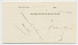 Naamstempel Hardenberg 1874 - Lettres & Documents