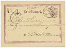 Naamstempel Leksmond 1877 - Lettres & Documents