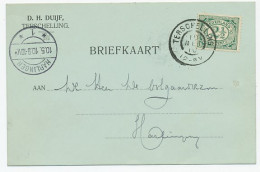 Grootrondstempel Terschelling 1910 - Unclassified