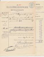Fiscaal / Revenue - 15 C. EN 50 OPCENTEN Noord Holland - 1912 - Fiscale Zegels