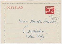 Postblad G. 22 Emmen - Coevorden 1943 - Material Postal