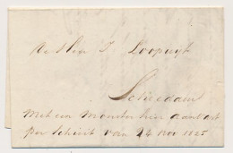 Rotterdam - Schiedam 1825 - Per Trekschuit - Met Een Monster  - ...-1852 Préphilatélie