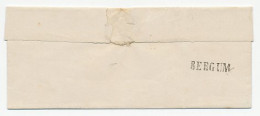 Naamstempel Bergum 1855 - Lettres & Documents