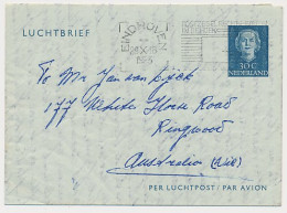 Luchtpostblad G. 6 Eindhoven - Ringwood Australie 1953 - Material Postal