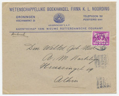 Firma Envelop Groningen 1933 - Boekhandel - Ohne Zuordnung