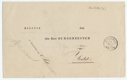 Naamstempel Oldemarkt 1876 - Cartas & Documentos