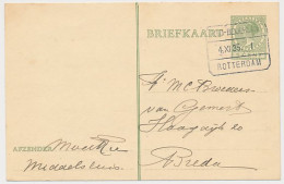 Treinblokstempel :Zuid-Beijerland - Rotterdam I 1935 Middelsluis - Unclassified