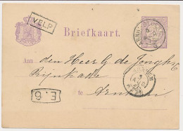 Trein Haltestempel Velp 1878 - Lettres & Documents