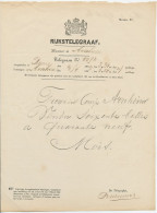 Telegram Rome - Arnhem 1863 - Ohne Zuordnung