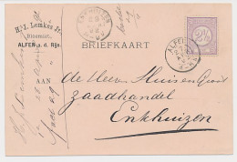 Firma Briefkaart Alphen A.d. Rijn 1892 - Bloemist - Sin Clasificación