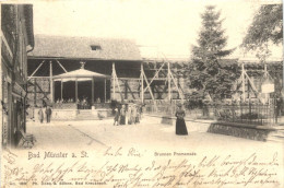 Bad Münster Am Stein - Brunnen Promenade - Bad Muenster A. Stein - Ebernburg