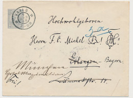 Envelop G. 7 Vaals - Duitland 1898 - Postwaardestukken