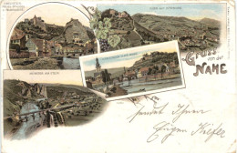 Gruss Von Der Nahe - Litho - Kirn - Bad Kreuznach