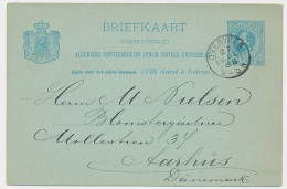 Kleinrondstempel Overveen - Aarhus Denemarken 1888 - Ohne Zuordnung