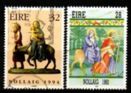 IRLANDE   -     ânes  Oblitérés.   Noëls  1993  Et 1994 - Ezels