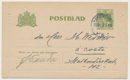 Postblad G. 13 Locaal Te Amsterdam 1909 - Postwaardestukken