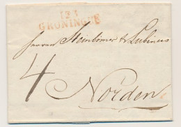 123 GRONINGUE - Norden Duitsland 1813 - ...-1852 Precursores