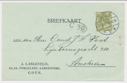 Firma Briefkaart Goes 1916 - Glas - Porcelein - Aardewerk - Ohne Zuordnung