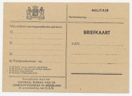 Dienst Militair - Mobilisatie Briefkaart - Sin Clasificación