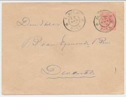 Envelop G. 8 A Almelo - Deventer 1902 - Postal Stationery