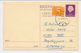 Briefkaart G. 322 / Bijfrank. Dinxperlo - Oostenrijk 1965  - Postal Stationery