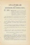 Staatsblad 1910 : Rijkstelefoonnet Culenborg - Harlingen - Heerl - Historical Documents