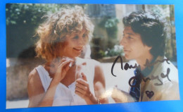 AUTOGRAPHE DE MARIE ANNE CHAZEL SUR PHOTO - Attori E Comici 