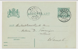 Briefkaart G. 59 Breda - Wamel 1905 - Ganzsachen