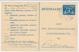 Arbeidslijst G. 18 Locaal Te Rotterdam 1943 - Postwaardestukken