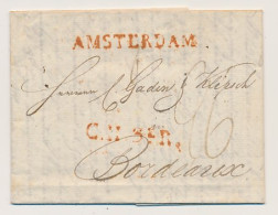 Amsterdam - Bordeaux Frankrijk 1810 - C.H.3E.R. - ...-1852 Préphilatélie