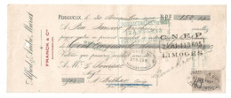 Lettre De Change   Alfred ,Andre Murat  PERIGUEUX 1909    (1761) - Letras De Cambio