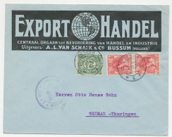 Firma Envelop Bussum 1918 - Export / Handel / Globe - Ohne Zuordnung