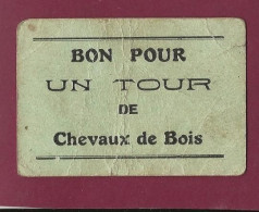 170524 - MANEGE CARROUSEL Bon Pour Un Tour De Chevaux De Bois Fête Foraine - Autres & Non Classés