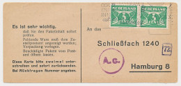 Zaandam - Hamburg Duitsland 1943 - Liebesgabenpaket - Sin Clasificación