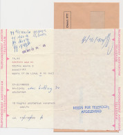 Telegramafschrift Wavre Belgie - Amsterdam 1978 - Per Telefoon - Unclassified