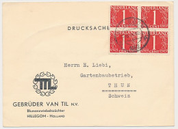 Firma Briefkaart Hillegom 1952 - Bloembollen - Non Classés