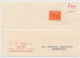 Firma Briefkaart Hillegom 1956 - Kwekerij - Unclassified