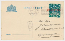 Briefkaart G. 175 I Amsterdam - Groningen 1924 - Material Postal