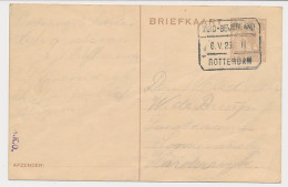 Treinblokstempel : Zuid-Beijerland - Rotterdam II 1925 - Non Classés