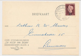Firma Briefkaart Dedemsvaart Sluis 1960 - Stoomzuivelfabriek - Non Classés