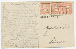 Treinblokstempel : Zwolle - Groningen VI 1918 - Unclassified