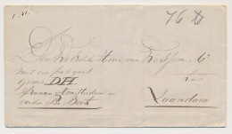 Scherpenzeel - Zaandam 1878 - Franco Amsterdam - Verder Per Boot - ...-1852 Prephilately